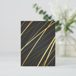 Goldenes Muster 1 Feiertagspostkarte