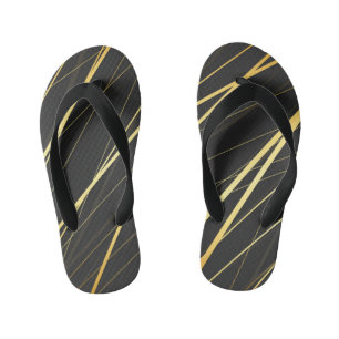 Goldenes Muster 1 Kinderbadesandalen