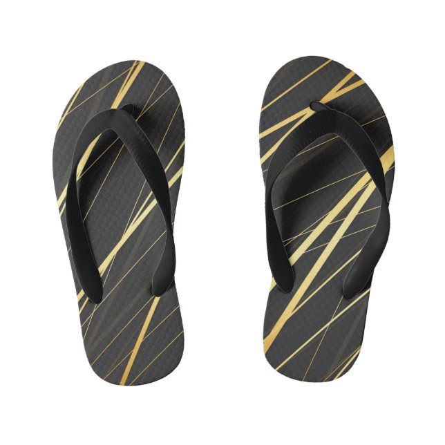 Goldenes Muster 1 Kinderbadesandalen (Fußbett)