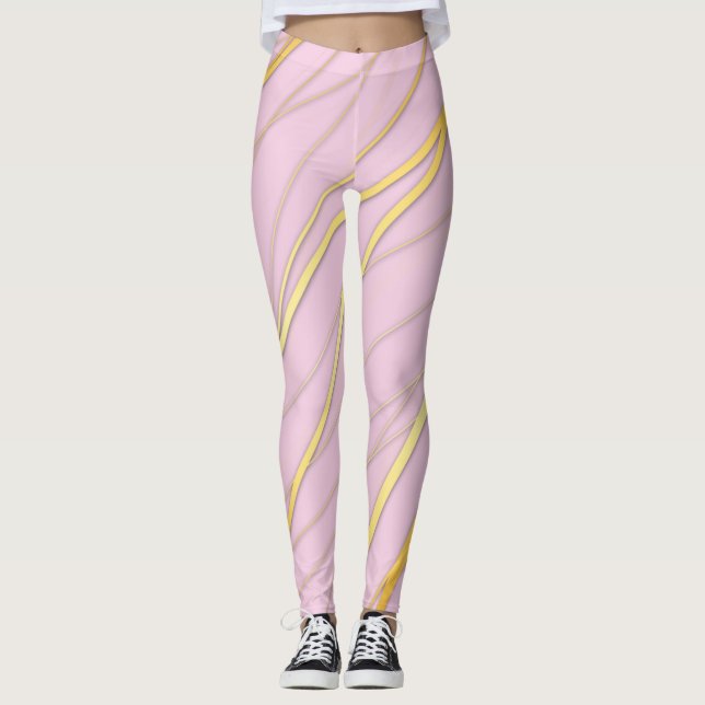 Goldenes Muster 2 Leggings (Vorderseite)