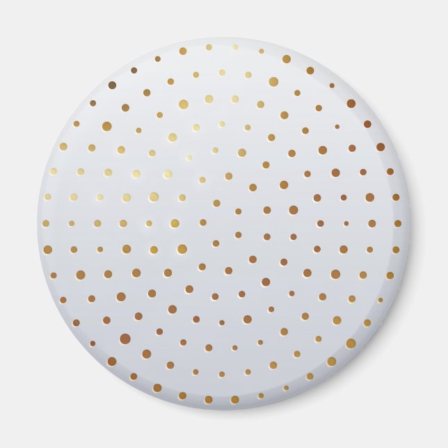 Goldenes Muster 5 Magnet (Vorne)