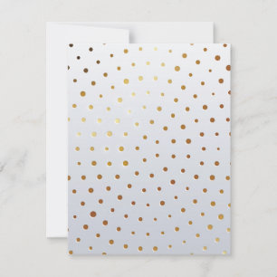 Goldenes Muster 5 Mitteilungskarte