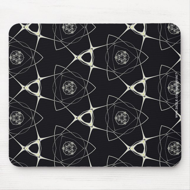 Goldenes Ornament Mousepad (Vorne)