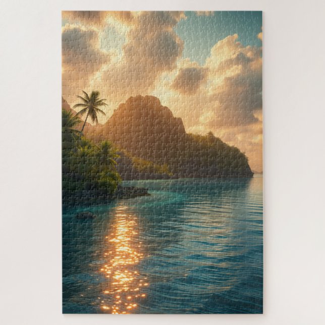 Goldenes Paradies Puzzle (Vertikal)