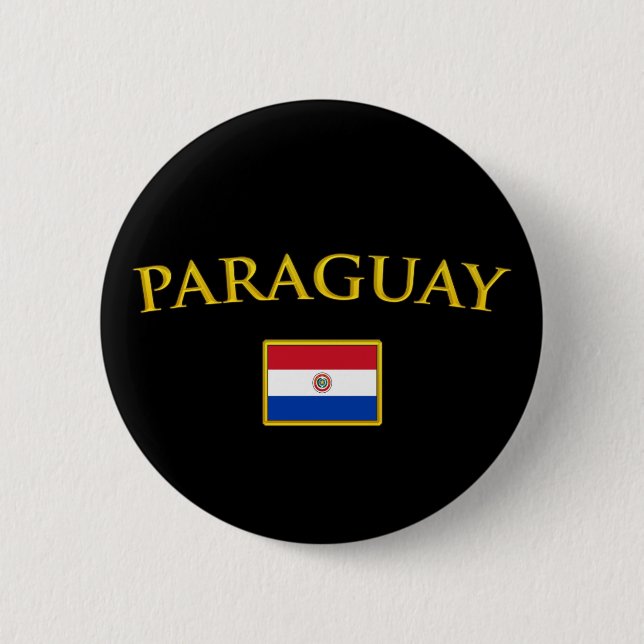 Goldenes Paraguay Button (Vorderseite)