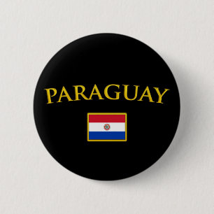 Goldenes Paraguay Button