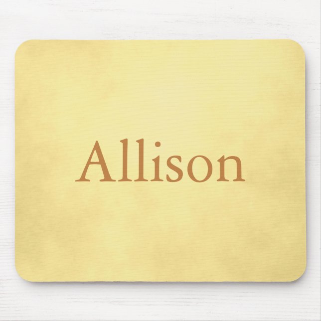 Goldenes Pergament Mousepad (Vorne)