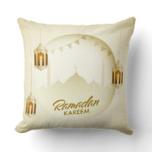 Goldenes Ramadan Kareem Kissen