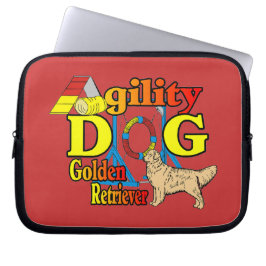 Goldenes Retriever-Agility Laptopschutzhülle
