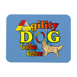 Goldenes Retriever-Agility Magnet