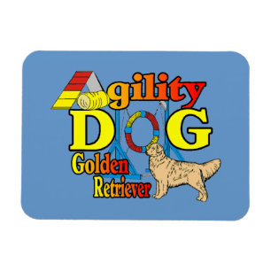 Goldenes Retriever-Agility Magnet