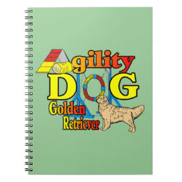 Goldenes Retriever-Agility Notizblock