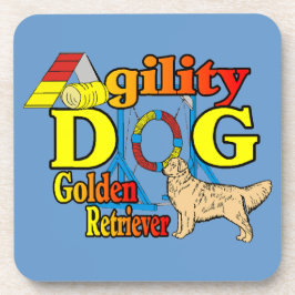 Goldenes Retriever-Agility Untersetzer