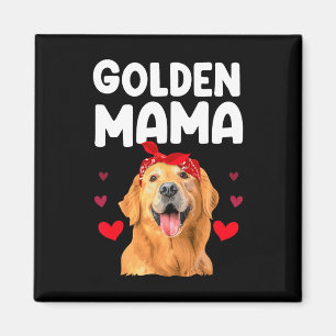 Goldenes Retriever Design Mama Golden Retri Magnet