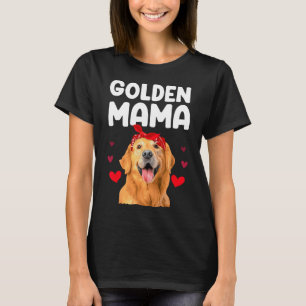 Goldenes Retriever Design Mama Golden Retri T-Shirt