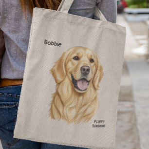 Goldenes Retriever Geschenk für goldene Fans Tragetasche