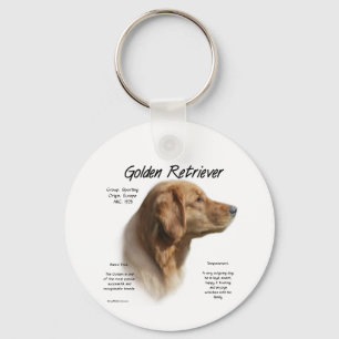 Goldenes Retriever Historisches Design Schlüsselanhänger