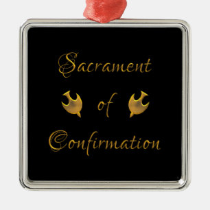 Goldenes Sacrament von Eucharist Host and Chalice Ornament Aus Metall