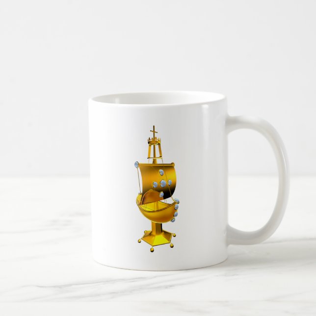 goldenes Schiff Tasse (Rechts)