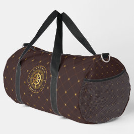 Goldenes Schiffrad Duffle Bag