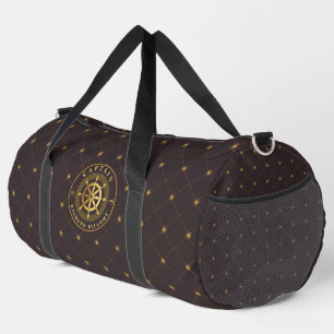 Goldenes Schiffrad Duffle Bag