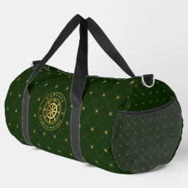 Goldenes Schiffrad Duffle Bag