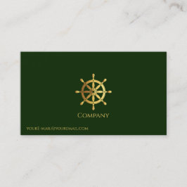 Goldenes Schiffrad Visitenkarte
