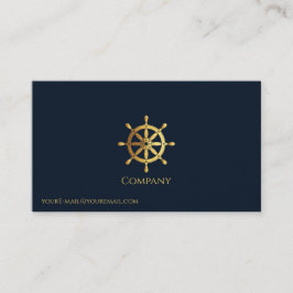 Goldenes Schiffrad Visitenkarte