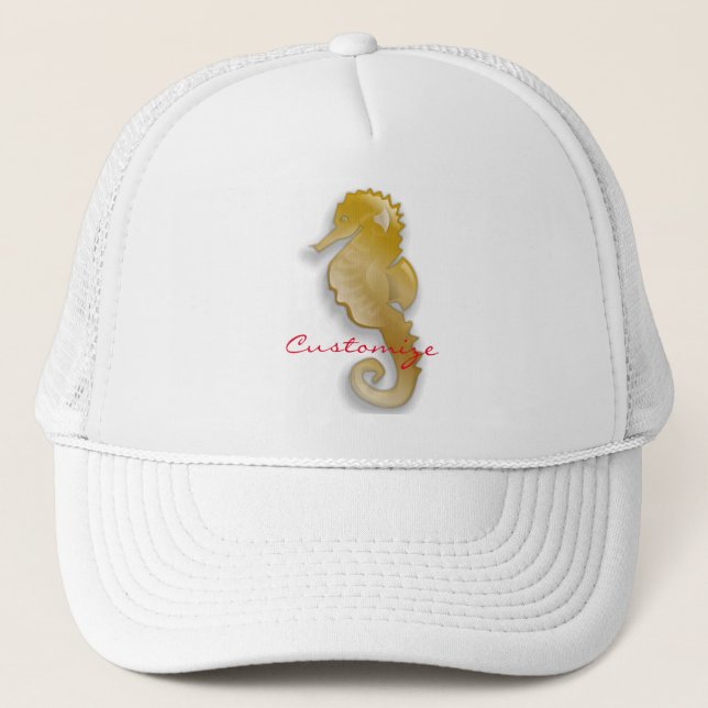 Goldenes Seepferd Thunder_Cove Truckerkappe (Vorderseite)