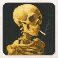 Goldenes Skull - Einzigartiges Van Gogh Inspiriert