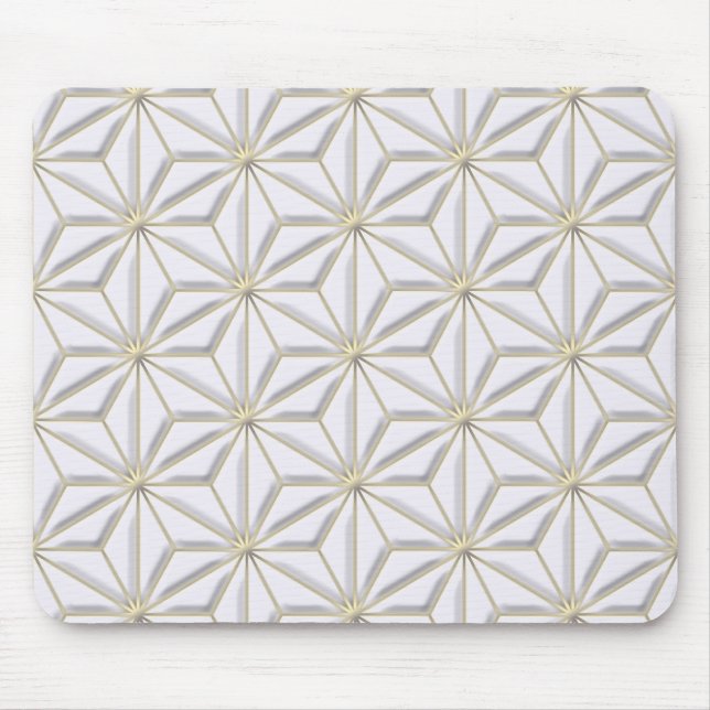 goldenes Sternenlicht Mousepad (Vorne)