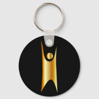 Goldenes Symbol des Humanismus
