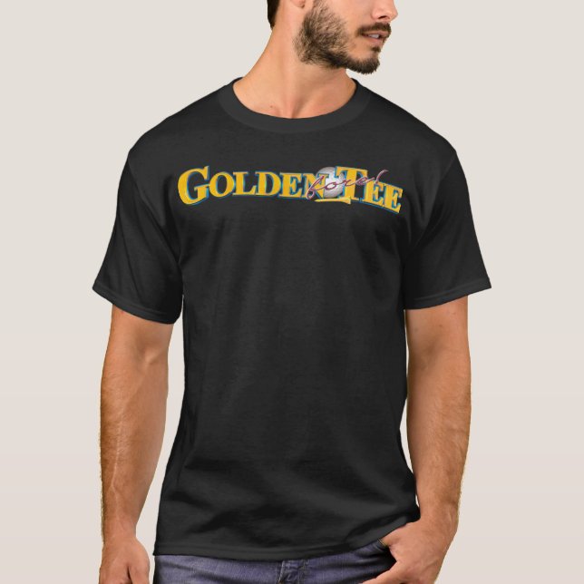 Goldenes T-Shirt Golfklubs - ein tolles Geschenk (Vorderseite)