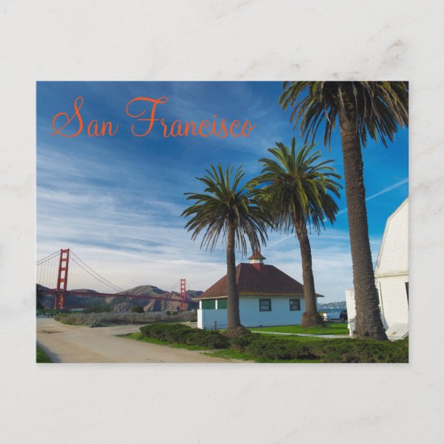 Goldenes Tor aus dem rauen Feld Postkarte (Vorderseite)