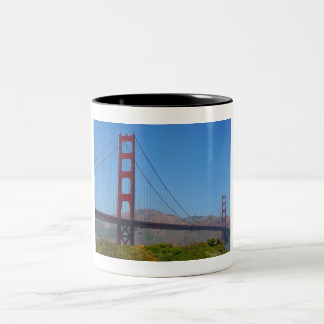 goldenes Tor Zweifarbige Tasse (Mittel)