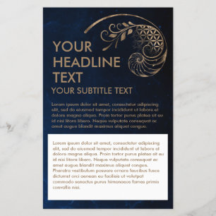 Goldenes Verhältnis - Blume des Lebens - Heilige G Flyer