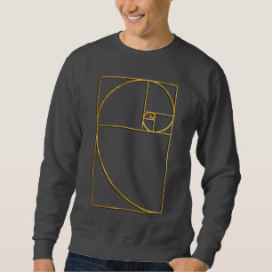 Goldenes Verhältnis-heilige Fibonacci-Spirale Sweatshirt