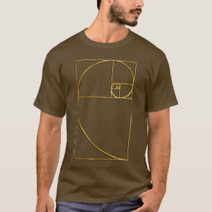 Goldenes Verhältnis-heilige Fibonacci-Spirale T-Shirt