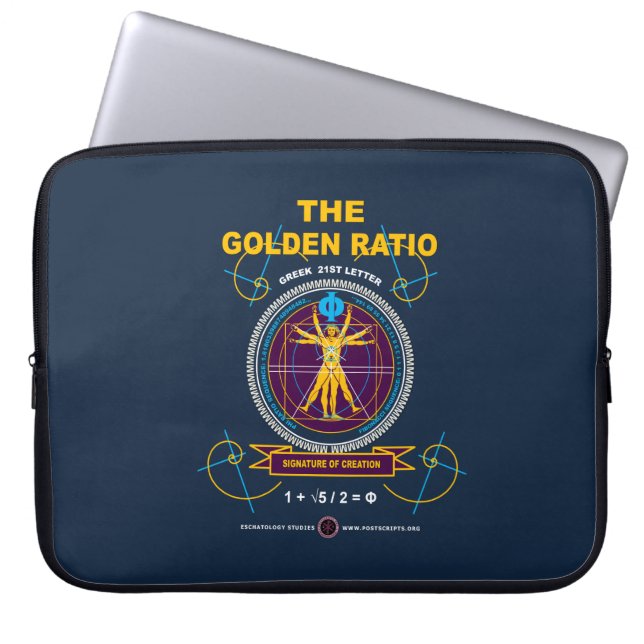 Goldenes Verhältnis Laptopschutzhülle (Vorderseite)