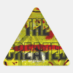 Goldenes Versprechen: Das goldene Drehbuch des Sch Dreieckiger Aufkleber