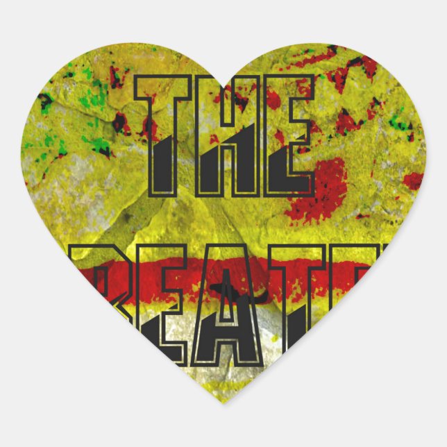 Goldenes Versprechen: Das goldene Drehbuch des Sch Herz-Aufkleber (Vorderseite)