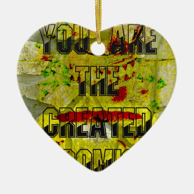 Goldenes Versprechen: Das goldene Drehbuch des Sch Keramik Ornament (Vorne)