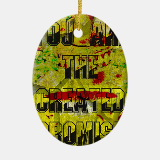 Goldenes Versprechen: Das goldene Drehbuch des Sch Keramikornament (Vorne)