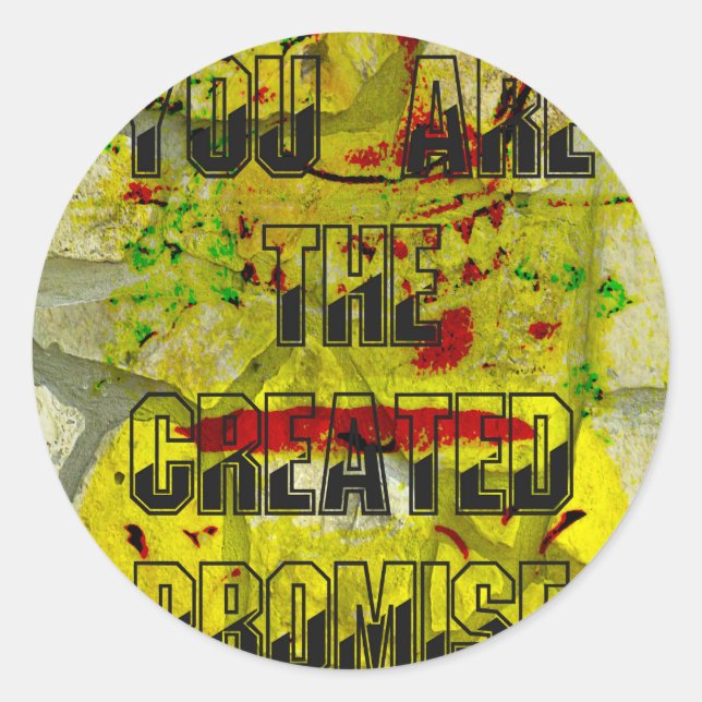 Goldenes Versprechen: Das goldene Drehbuch des Sch Runder Aufkleber (Vorderseite)