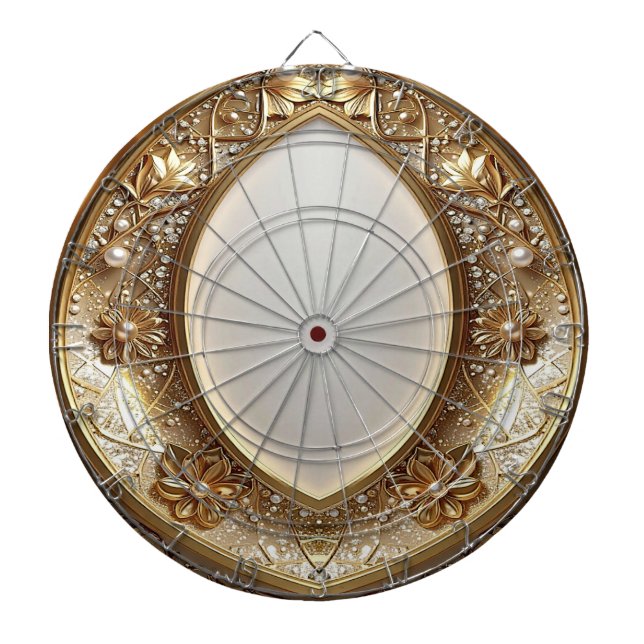 Goldenes Verzierte Dartscheibe (vorne)
