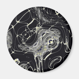 Goldenes Web Magnet