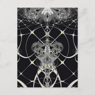 Goldenes Web Postkarte