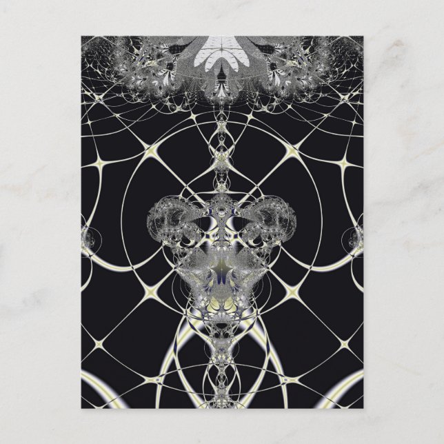 Goldenes Web Postkarte (Vorderseite)