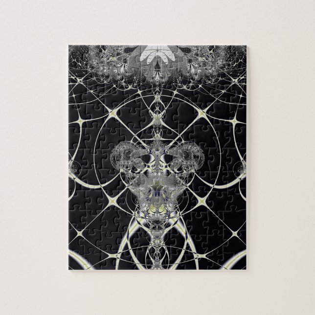 Goldenes Web Puzzle (Vertikal)