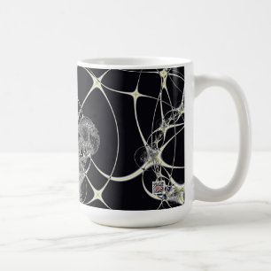 Goldenes Web Tasse